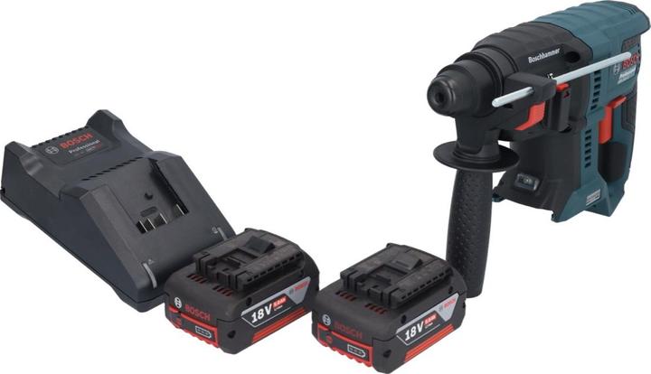 Produktbild Bosch Professional GBH 18V-21 Professional Akku Bohrhammer 18 V 2,0 J SDS plus Brushless + 2x Akku 5,0 Ah + Lade