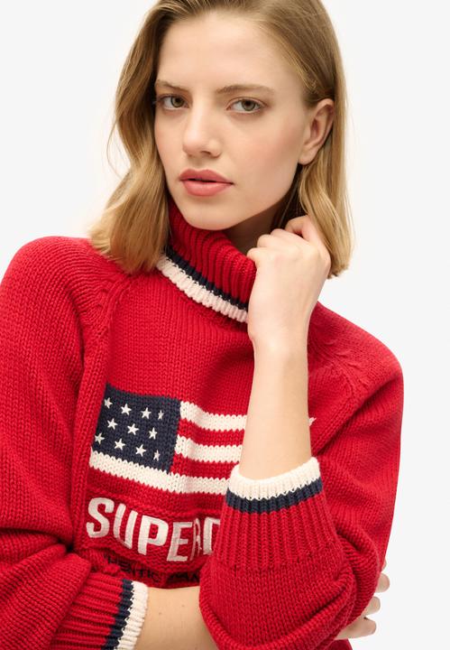 Produktbild Superdry Americana Strickpullover mit Rollkragen (10XL)