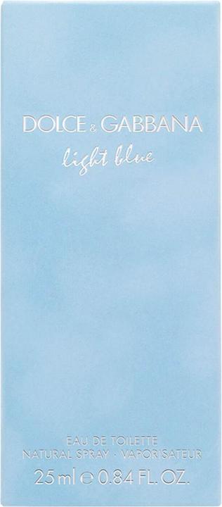 Actual product image Dolce & Gabbana light blue (Eau de toilette, 25 ml)