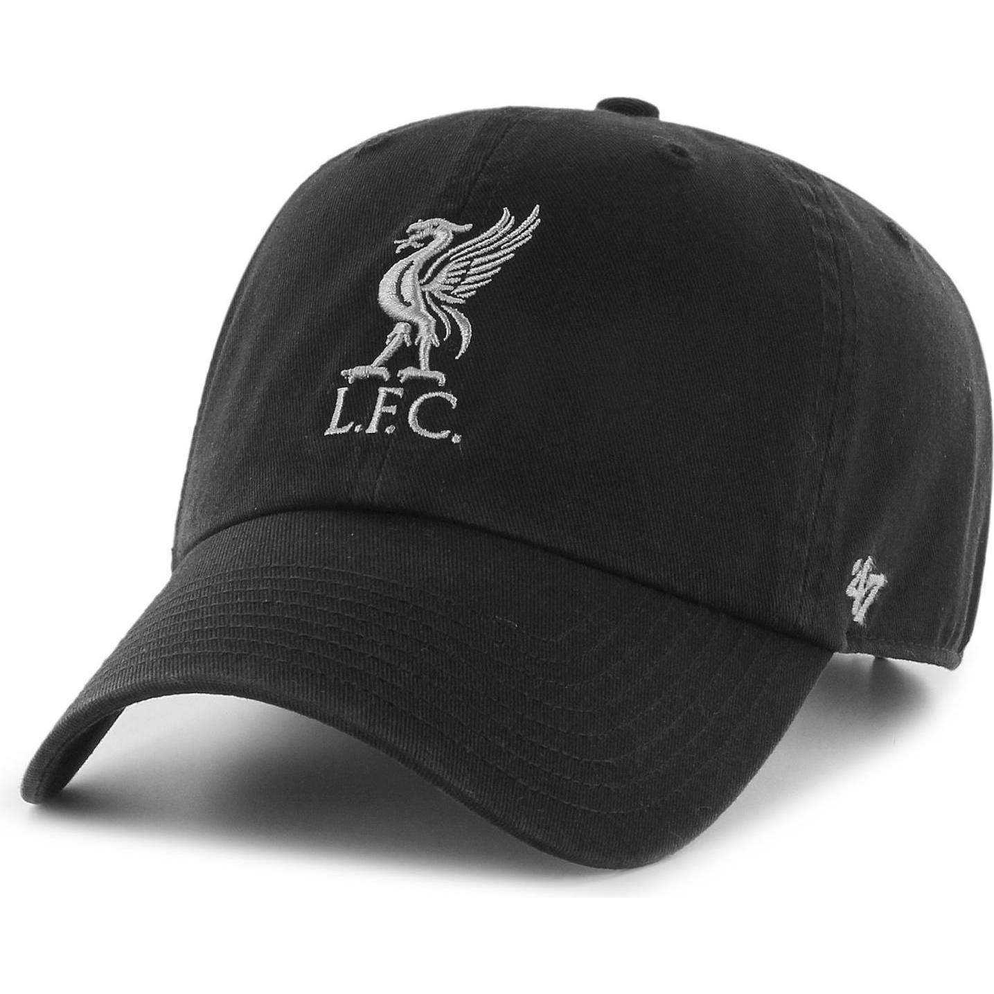 47 Brand, Herren, Cap, Relaxed Fit FC Liverpool, Schwarz, (One Size)