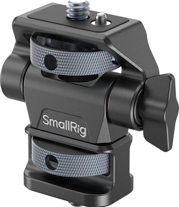 SmallRig 4886 Support de moniteur réglable en inclinaison et en pivotement avec 20 vis 1/4
