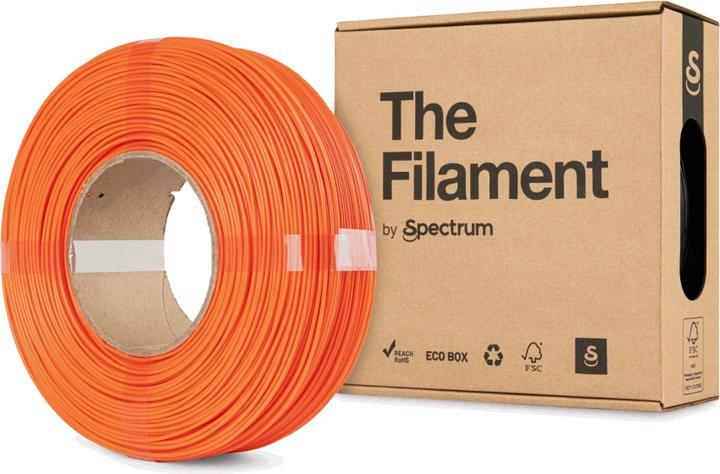 Produktbild The Filament ReFill PETG 1.75mm MACHINERY ORANGE 1kg (PETG, 1.75 mm, 1000 g, Orange)