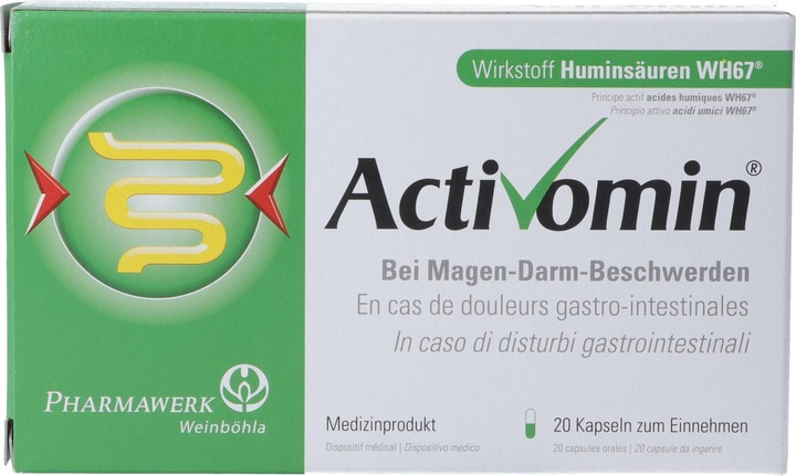 Produktbild Activomin Huminsäuren für Magen und Darm (20 Stück, 328.13 ml, 30 g)