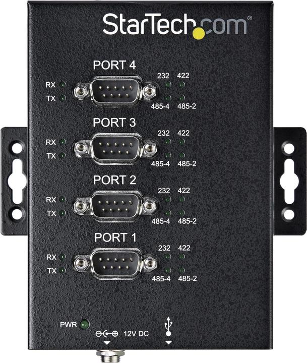 Actual product image StarTech 4 Port Industrial USB to RS232/422/485 Serial Adapter - 15kv ESD Protection - USB to Serial A...