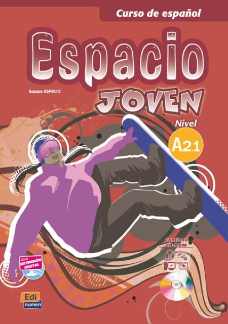Actual product image Espacio Joven A2.1 Libro Alumno + CD-ROM (German, David/PuenteGirn, Lilianaua, Isadelos Santos, Nazaret/PereyraBrizuela, 2011)