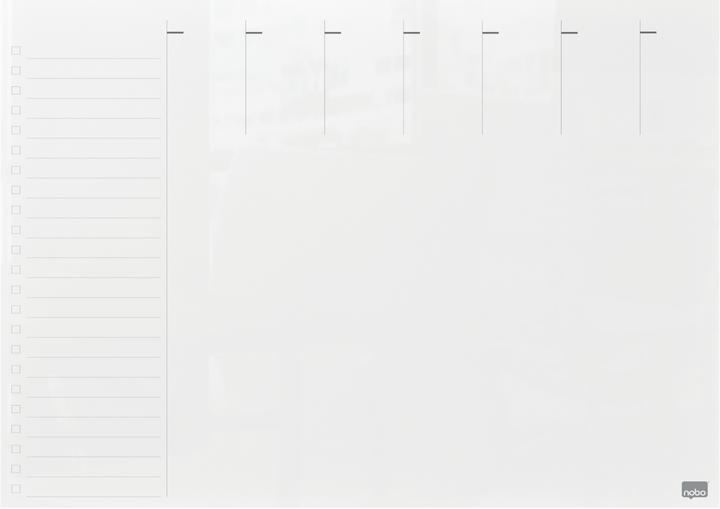Actual product image Nobo Weekly planner (56 x 43 cm)
