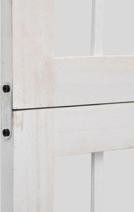Image du produit vidaXL Séparation de pièce Paravent Mur d'Espagne 6 pcs. blanc bois massif