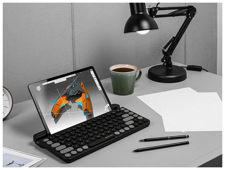 Produktbild A4Tech A4T FSTYLER FBK30 Schwarz (Silent) (Eng. Int., Kabellos)