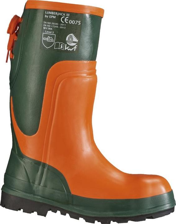 Feldtmann Forest safety boots elm size 43 olive/orange natural rubber SB E SRA EN ISO 20345