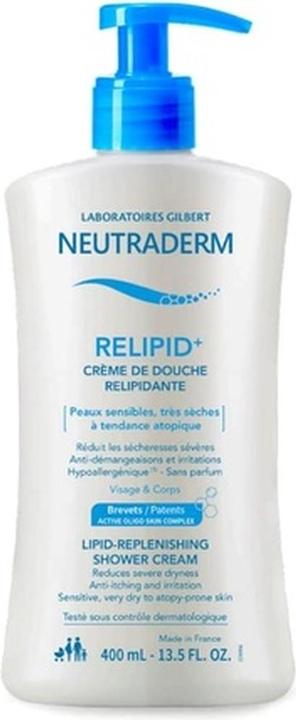 Actual product image Neutraderm Neutradeerm Relipid+ Shower Wash Cream Rebuild the Lipid Layer, 400 ml (400 ml)