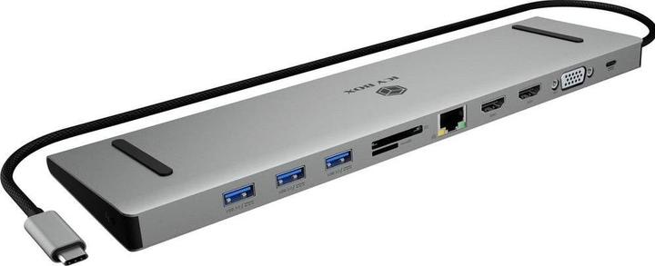 Actual product image Icy Box IB-DK2106a-CPD (USB-C, 7 Ports)
