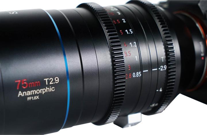 Actual product image Sirui Venus 75mm T2.9 1.6x Full-Frame Anamorphic lens(L mount) (L-Mount, full size)