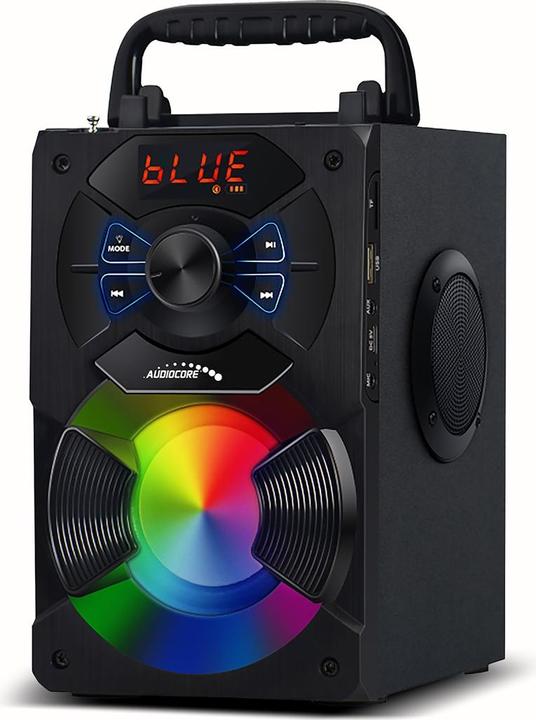 Actual product image Audiocore The AC730 speaker is black (3 h, Battery operated)