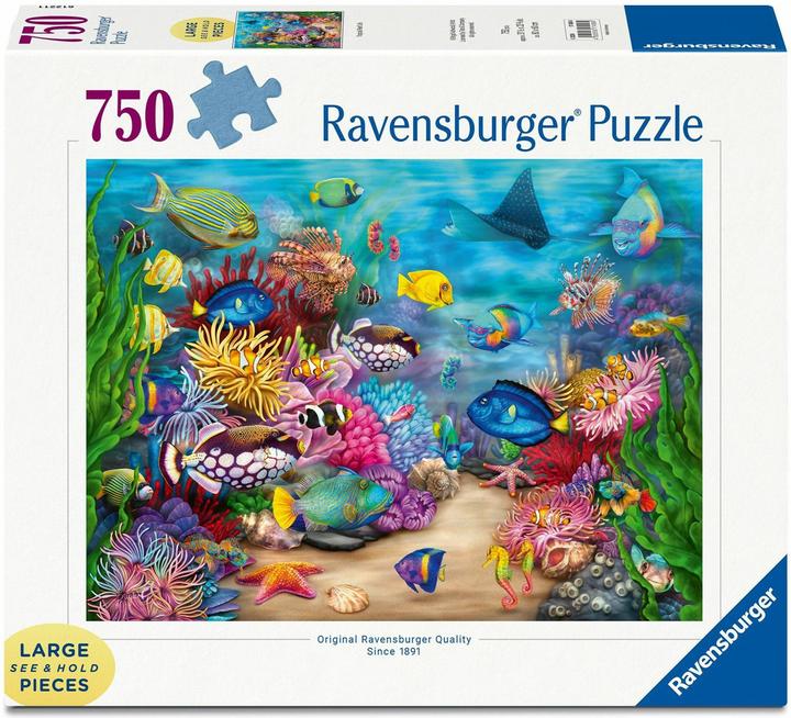 Productafbeelding Ravensburger Koraalrif puzzel XL 750 stukjes (750 onderdelen)