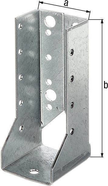 Produktbild GAH Balkenschuh Typ B 80/120 2 mm ETA-08/0171 Stahl sendzimirverzinkt (Balkenschuh, 50 Stk.)