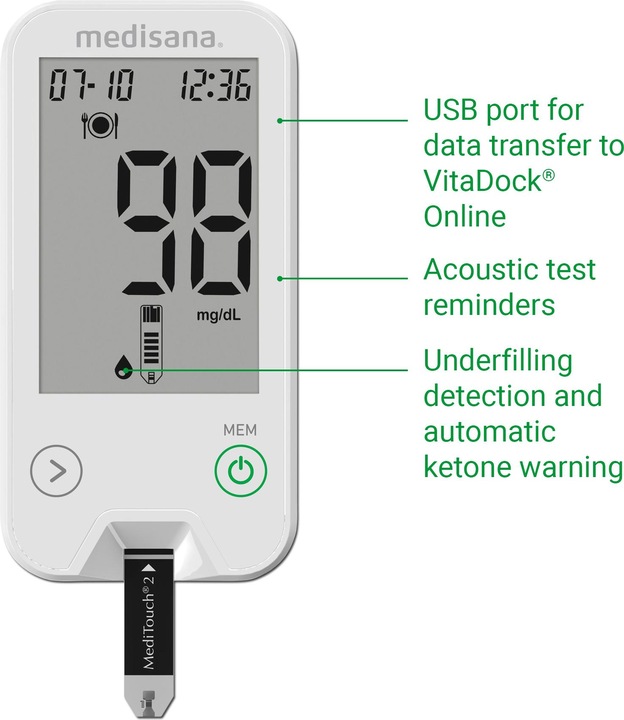 Actual product image Medisana MediTouch (Glucose monitors)