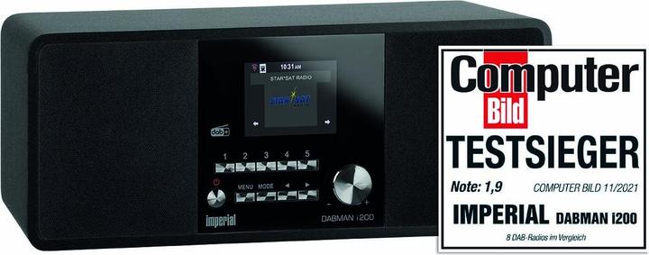 Produktbild Imperial Dabman i200 (DAB+, Internetradio, WLAN)