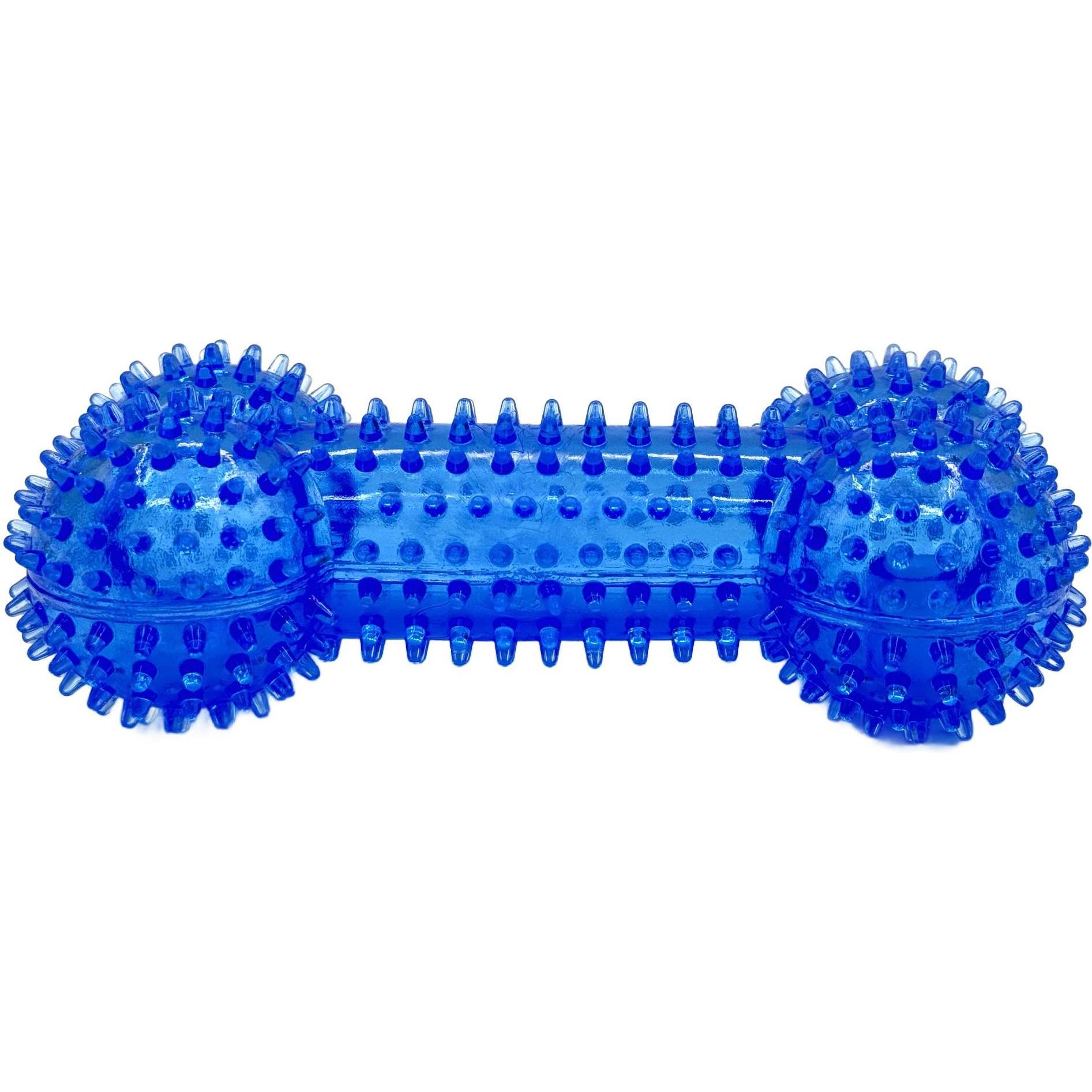 Mr. Pretzel Weicher halbtransparenter Gummiknochen für Hunde 13 cm (Gioco da masticare per cani), Gioco per cani