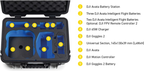 Produktbild B&W International Drohnen Transportkoffer Typ 4000 für DJI Avata yellow (Drohnen Koffer, DJI Avata)