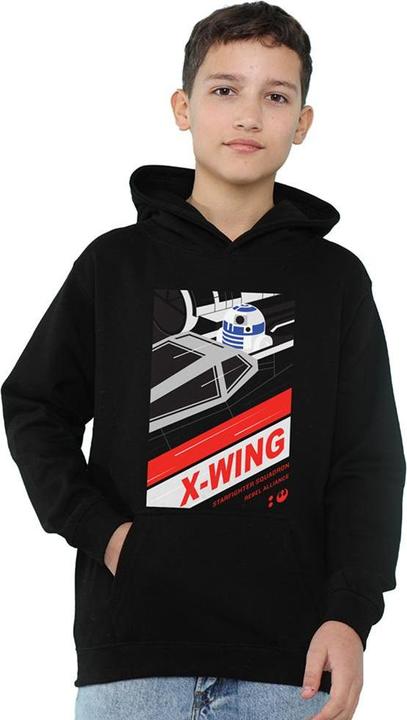 Produktbild Star Wars Xwing Droid Kapuzenpullover (140, 146)