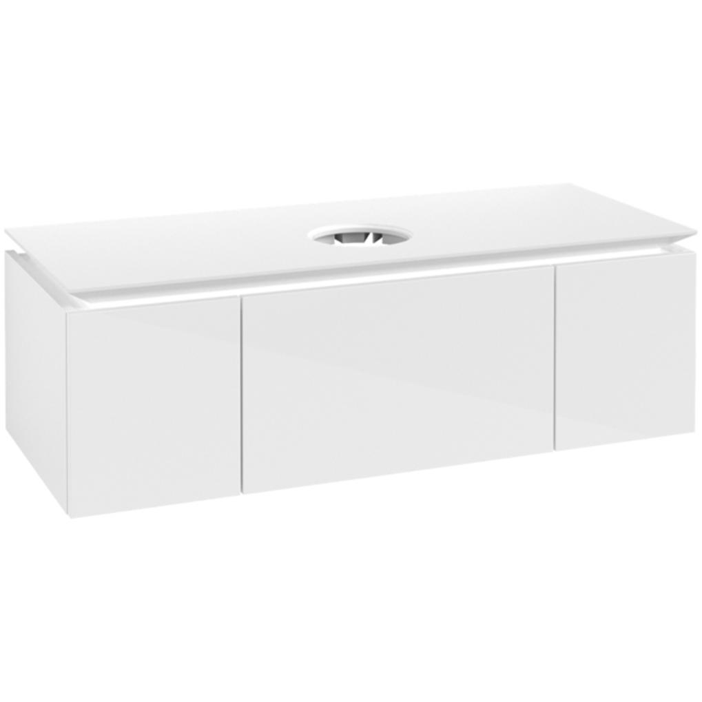 Villeroy & Boch, Waschbeckenunterschrank, V&B Waschtischunterschrank LEGATO 1200x380x500mm Glossy White (120 x 50 x 38 c...