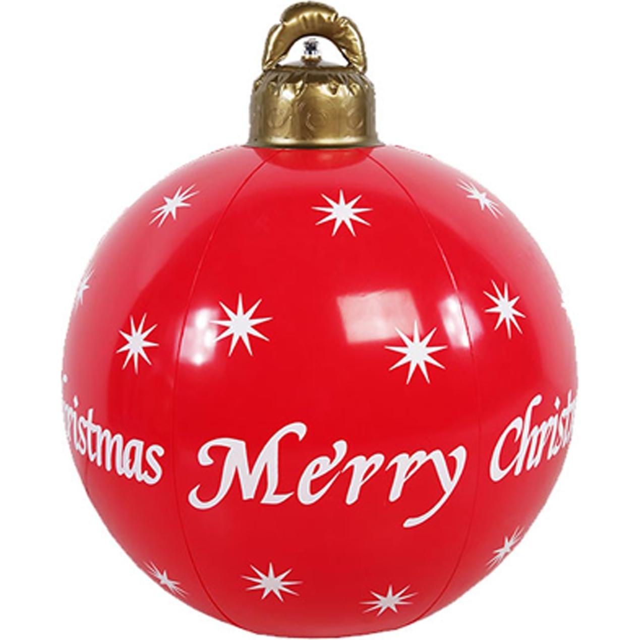 Thumbnail - Mojawo, Christbaumschmuck, Aufblasbare Weihnachtskugel Christbaumkugel Weihnachten Ø60cm