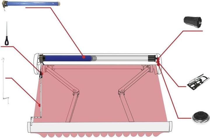 Immagine prodotto Heicko Rohrmotor50NM, 60er Welle,m. Notbetrieb