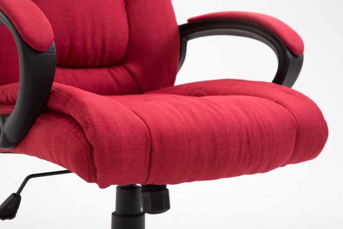 Actual product image CLP Office chair XL Sparta fabric, red (45 - 54 cm)