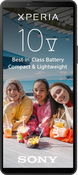 Actual product image Sony Xperia 10 V (128 GB, Black, 6.10", SIM + eSIM, 5G)