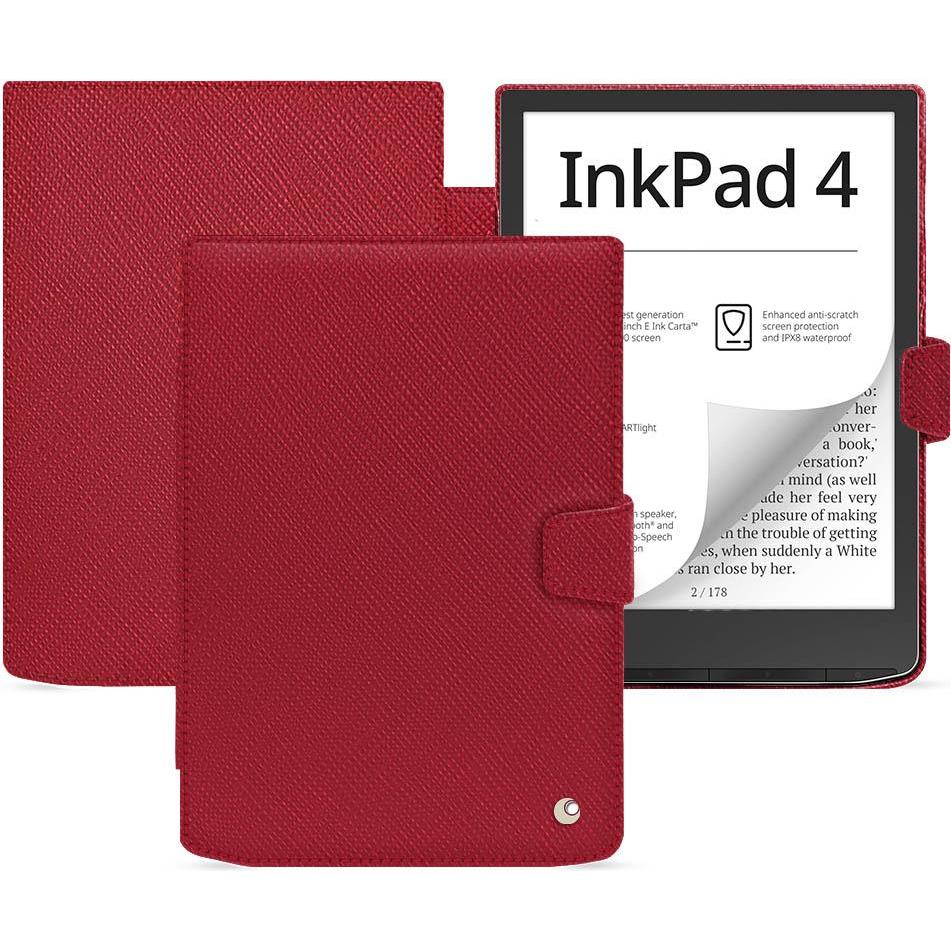 Noreve Lederschutzhülle horizontal, eReader Zubehör, Rot