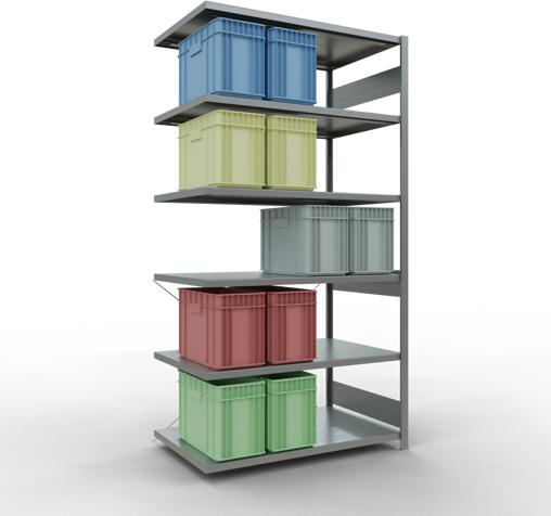 Actual product image Schulte Lagertechnik MULTIplus250 boltless bay system with cross brace