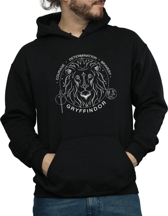 Immagine prodotto Gryffindor Seal Felpa con Cappuccio Uomo (L)
