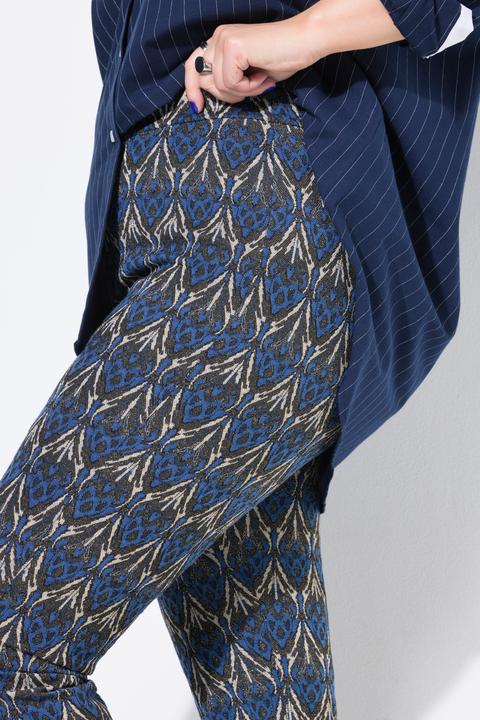 Actual product image Studio Untold Schlaghose, Flared Legs, Jacquardmuster, Glitzer (44)