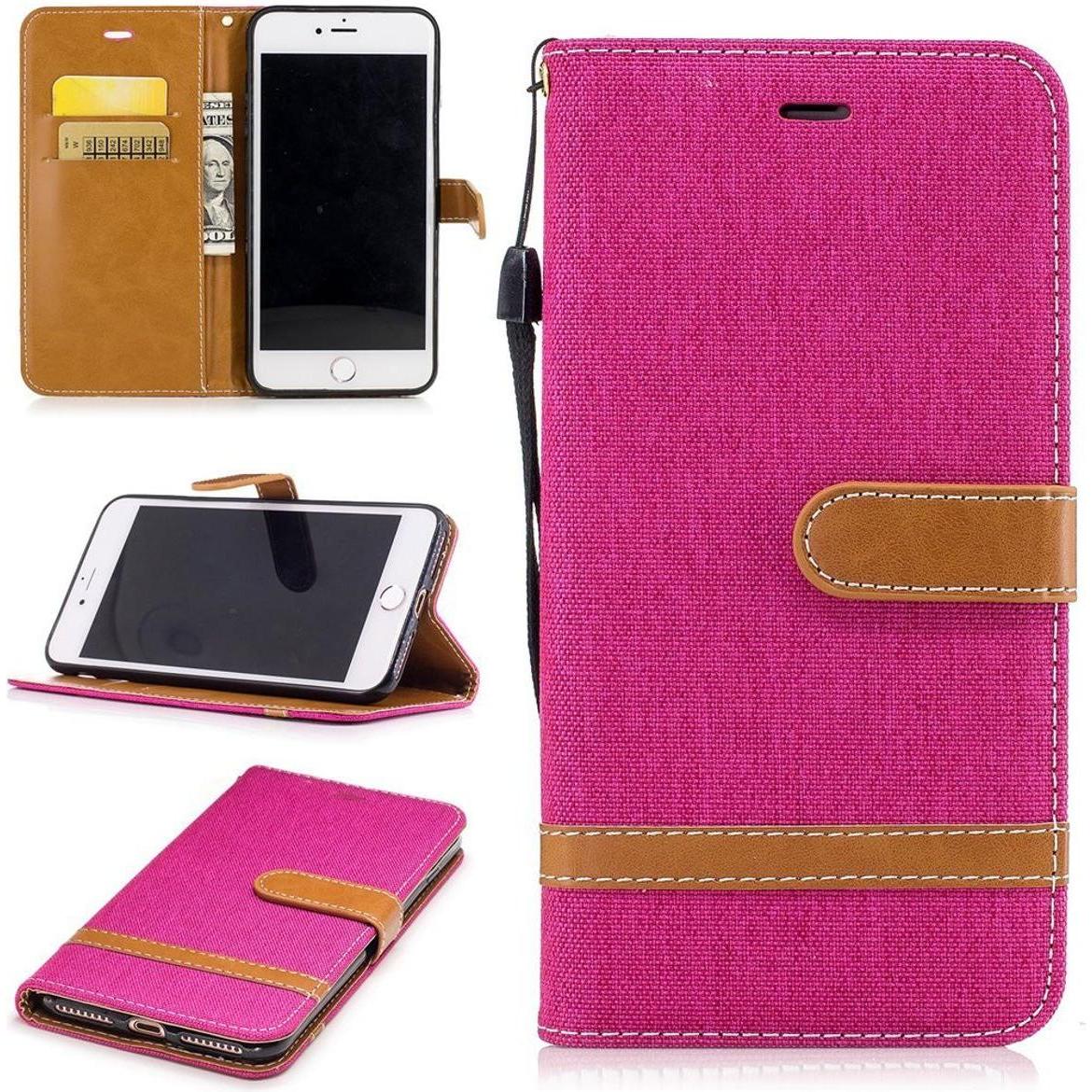 König Design Hülle Handy Schutz für Apple iPhone 7 Plus Case Cover Tasche Wallet Etui Bumper (Apple iPhone 7 Plus), Smar...