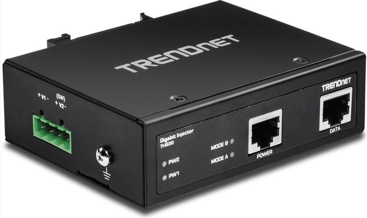 Immagine prodotto Trendnet TI-IG30 iniettore PoE+ industriale Gigabit (802,3at (PoE+), 30 W)