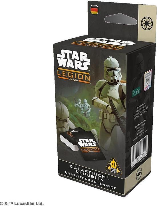 Produktbild Atomic Mass Games Star Wars: Legion – Galaktische Republik Einheitenkarten-Set (Deutsch)