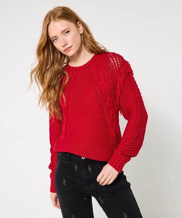 Produktbild Joe Browns Red Cable Knit Jumper (38)