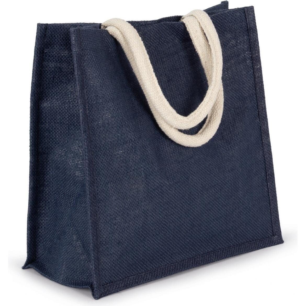 Thumbnail - Kimood, Einkaufshilfe, Einkaufstasche aus Jutegewebe - grosses Modell, Blau