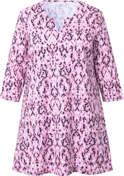 Produktbild Ulla Popken Longshirt, A-Linie, Tunika-Ausschnitt, 3/4-Arm (58)