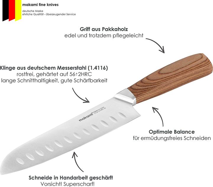 Produktbild Makami asiatisches Koch- und Küchenmesser