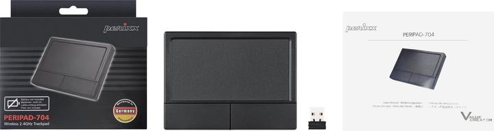 Actual product image Perixx PERIPAD-704, large wireless touchpad, black (DE, Wireless)