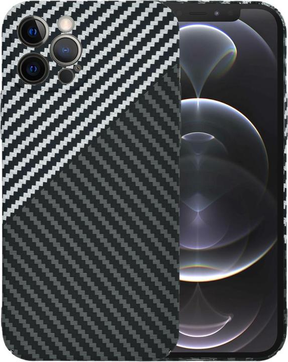 Produktbild Techsuit - Carbonite FiberShell - iPhone 12 Pro - Stealth Gray (Apple iPhone 12 Pro)
