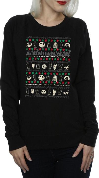 Produktbild Disney Nightmare Before Christmas Festive Icons Sweatshirt (L)