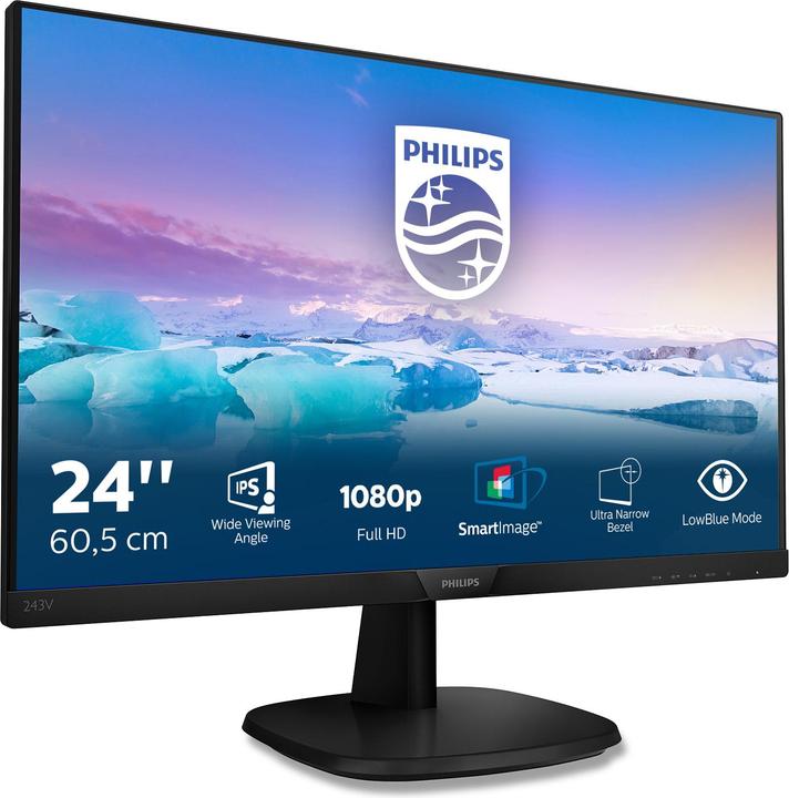 Actual product image Philips 243v7qdsb/00 (1920 x 1080 pixels, 24")