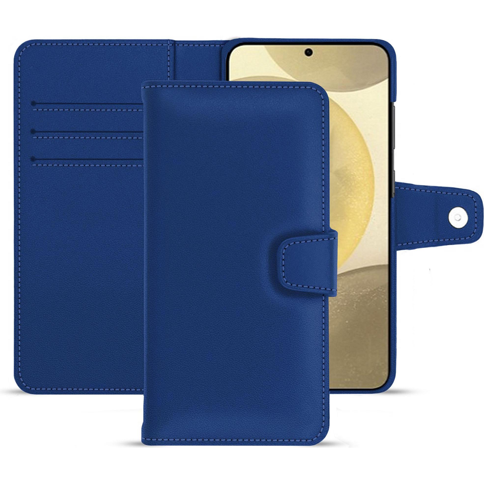 Noreve Lederschutzhülle (Samsung Galaxy S24+), Smartphone Hülle, Blau