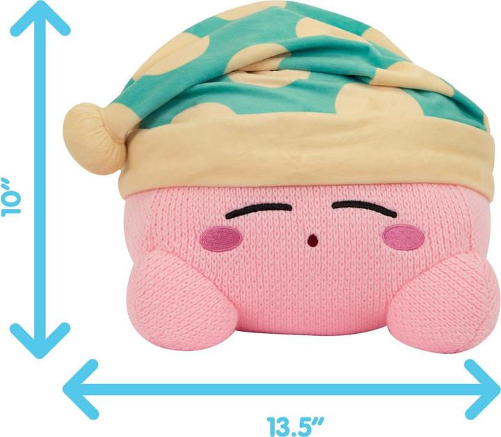 Actual product image Tomy Kirby Nuiguru-Knit plush figure Kirby Sleeping Mega 25 cm (25 cm)