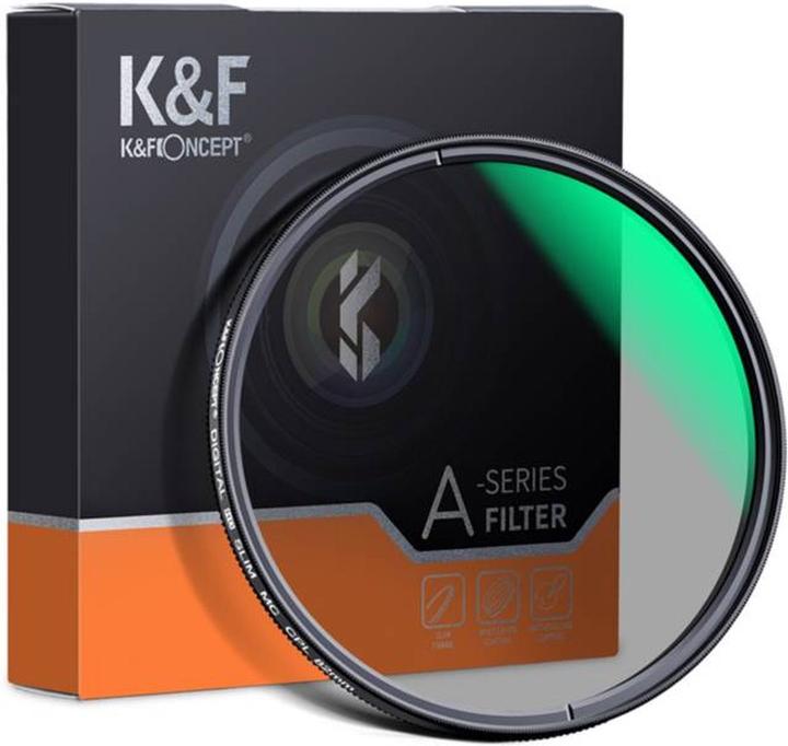 Produktbild K&F Concept 77MM CPL, Slim, Green Coated (77 mm, Polarisationsfilter)