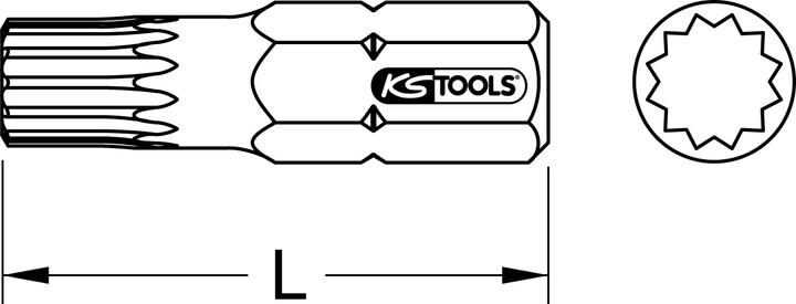 Produktbild KS Tools 930.3005 (Innenvielzahn)