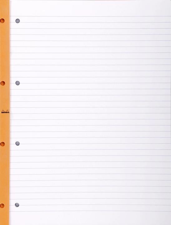 Actual product image Rhodia Blocks stapled 80g Basics (A4, Special ruling)