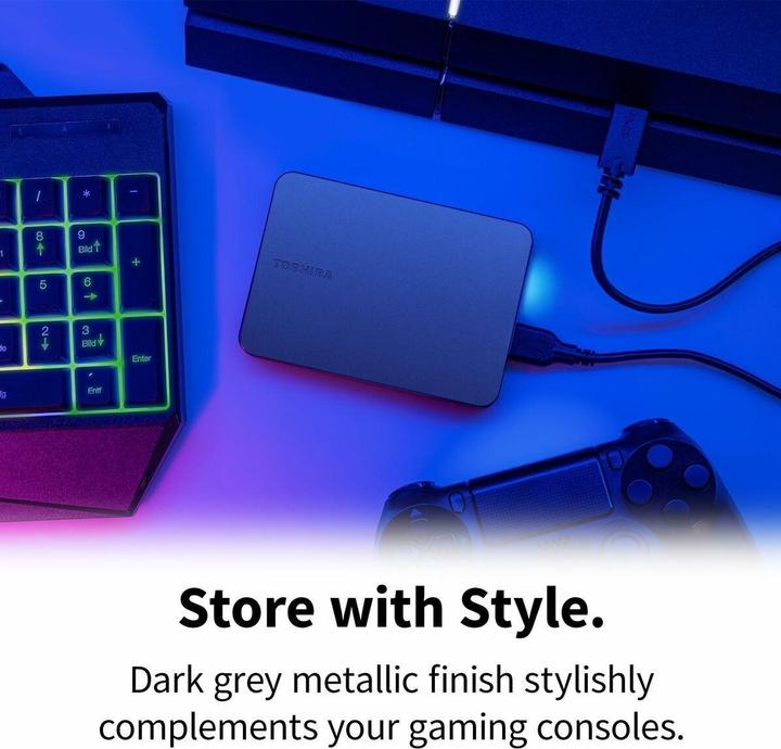 Produktbild Toshiba Canvio Gaming 2TB Dark Grey (2 TB)
